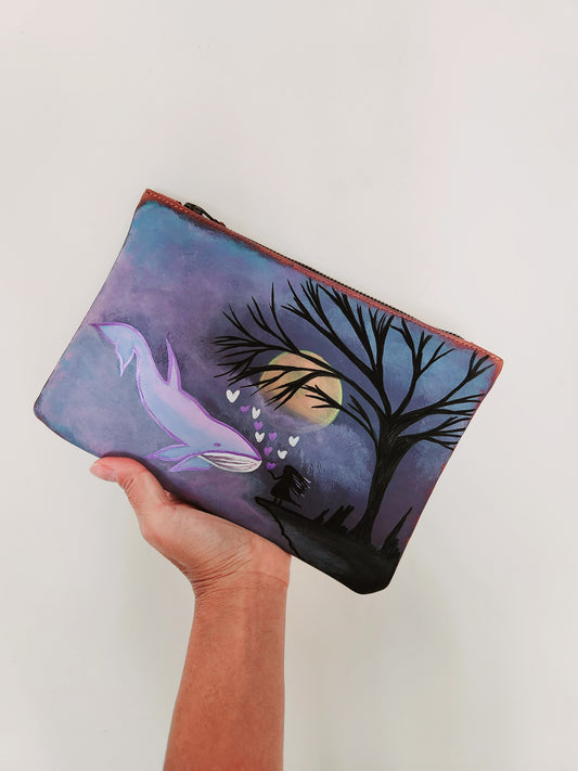 Custom painting of pouches