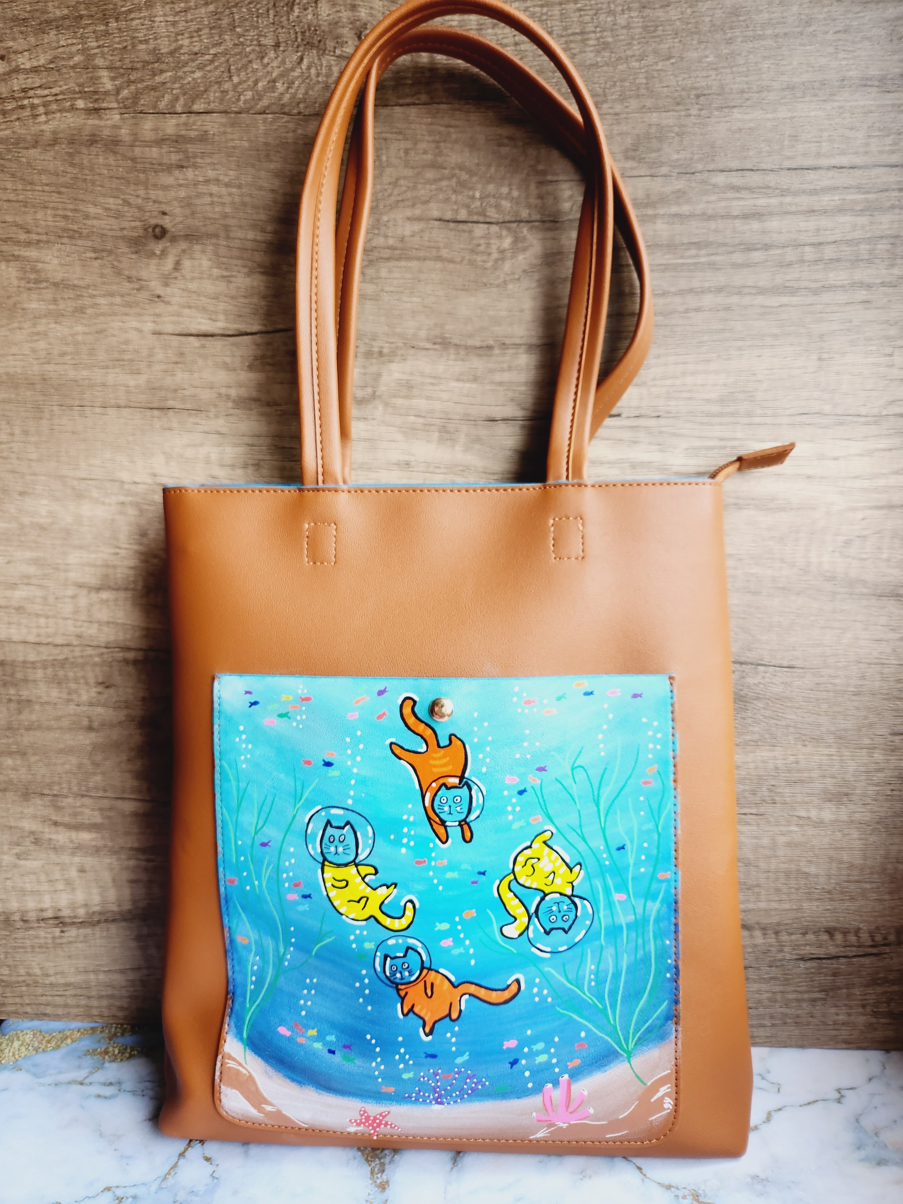 Tote hotsell bag painting