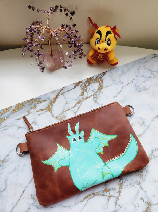 [Sale] Painted dragon bag