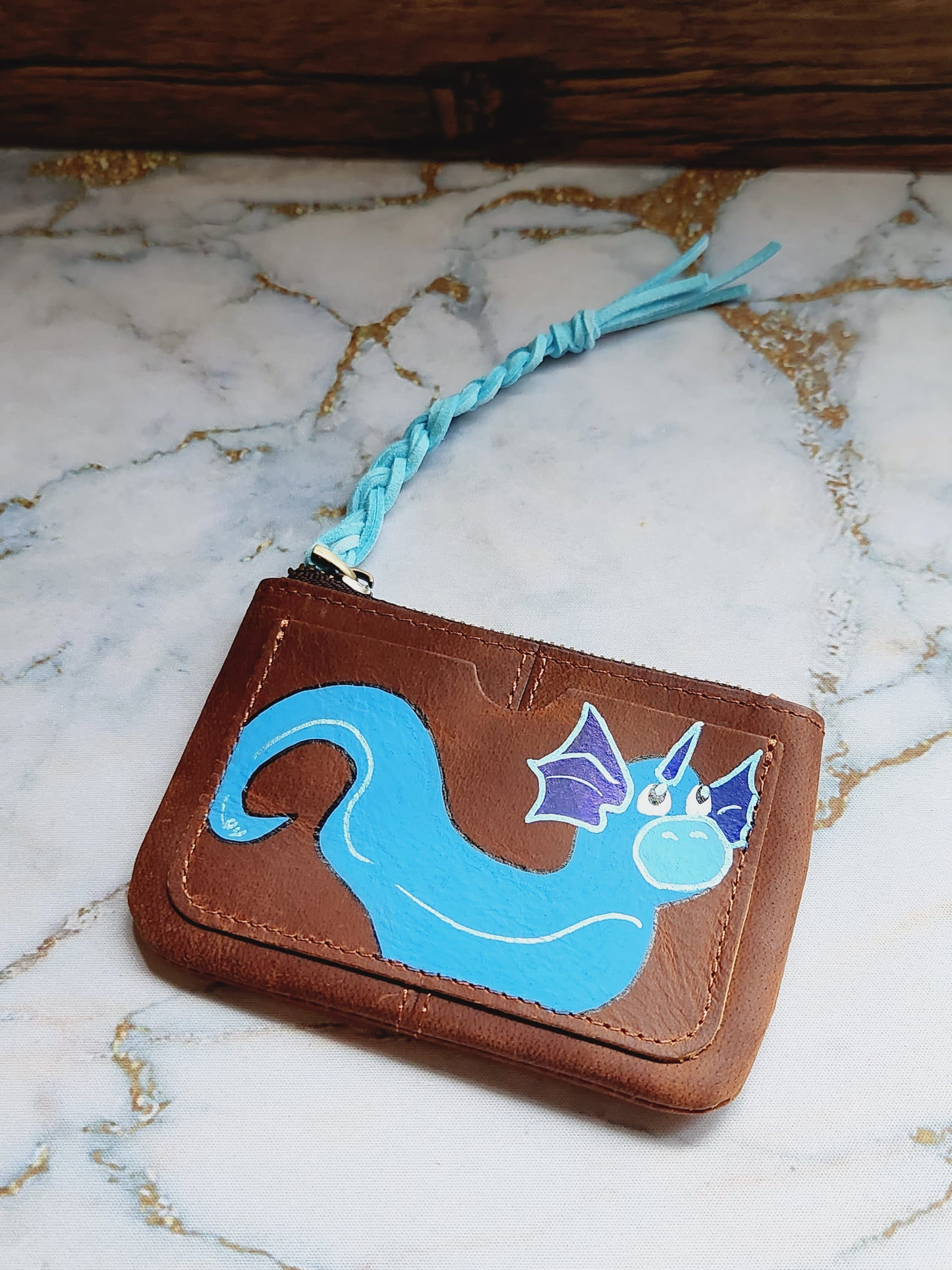 [Sale] Blue dragon coin pouch