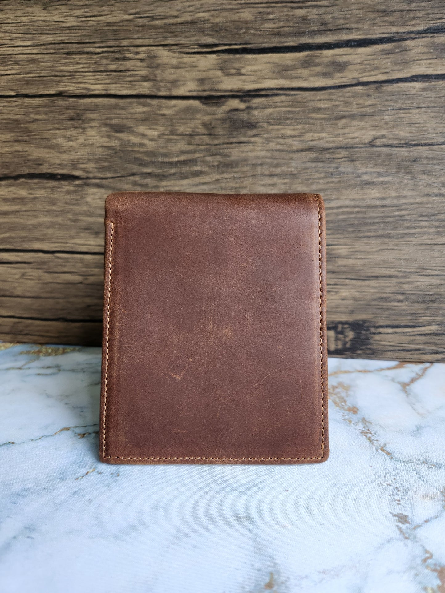 Handmade leather wallet