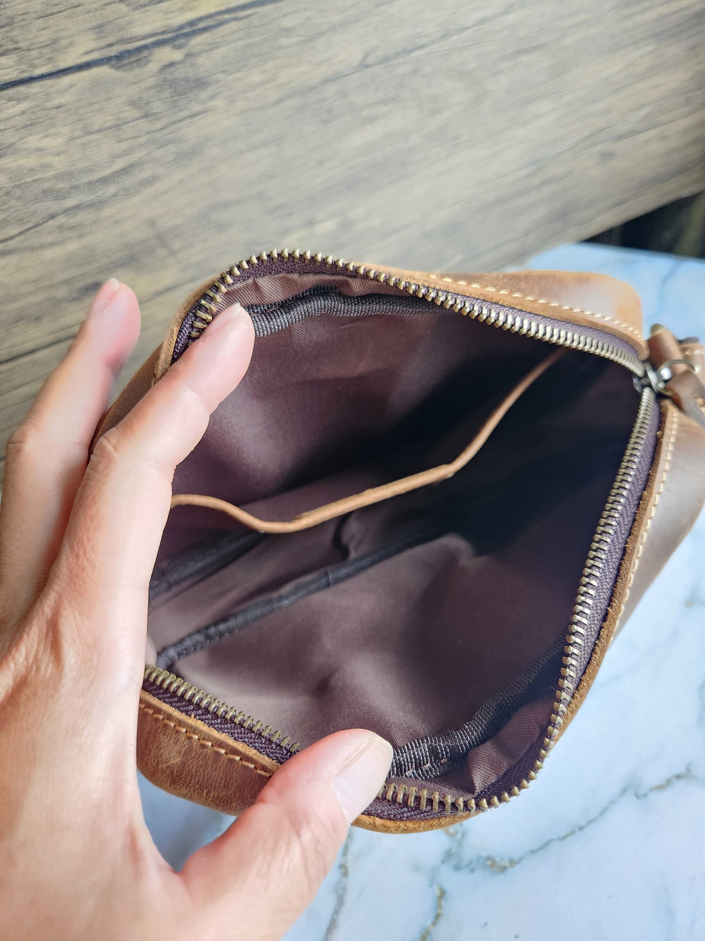 Handmade Leather Camera Bag