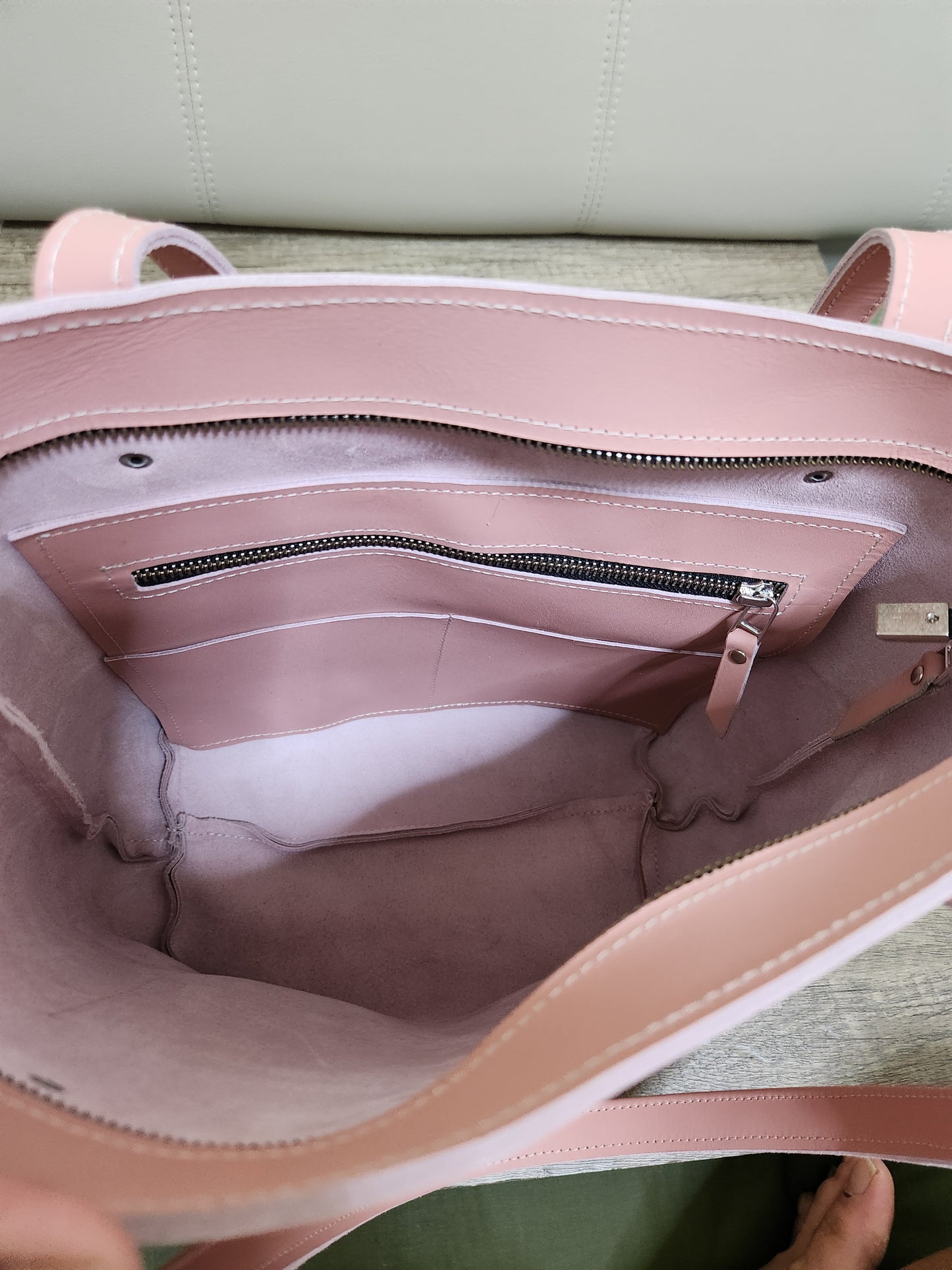 Handmade Leather Tote Bag