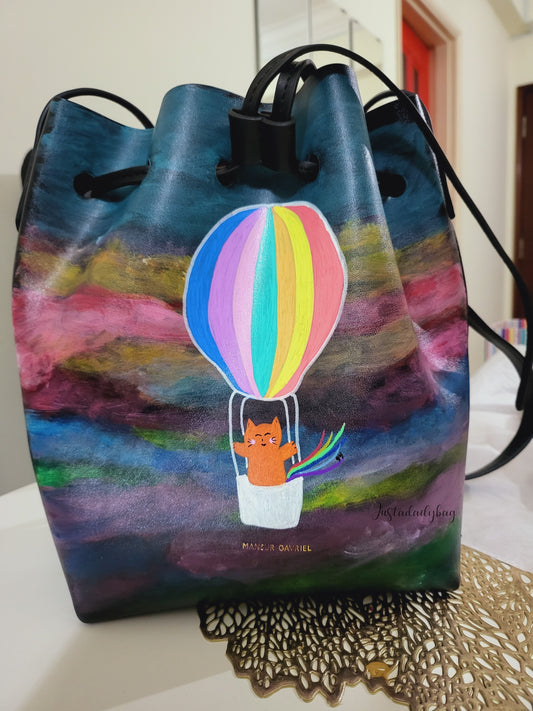 Custom painting of bag